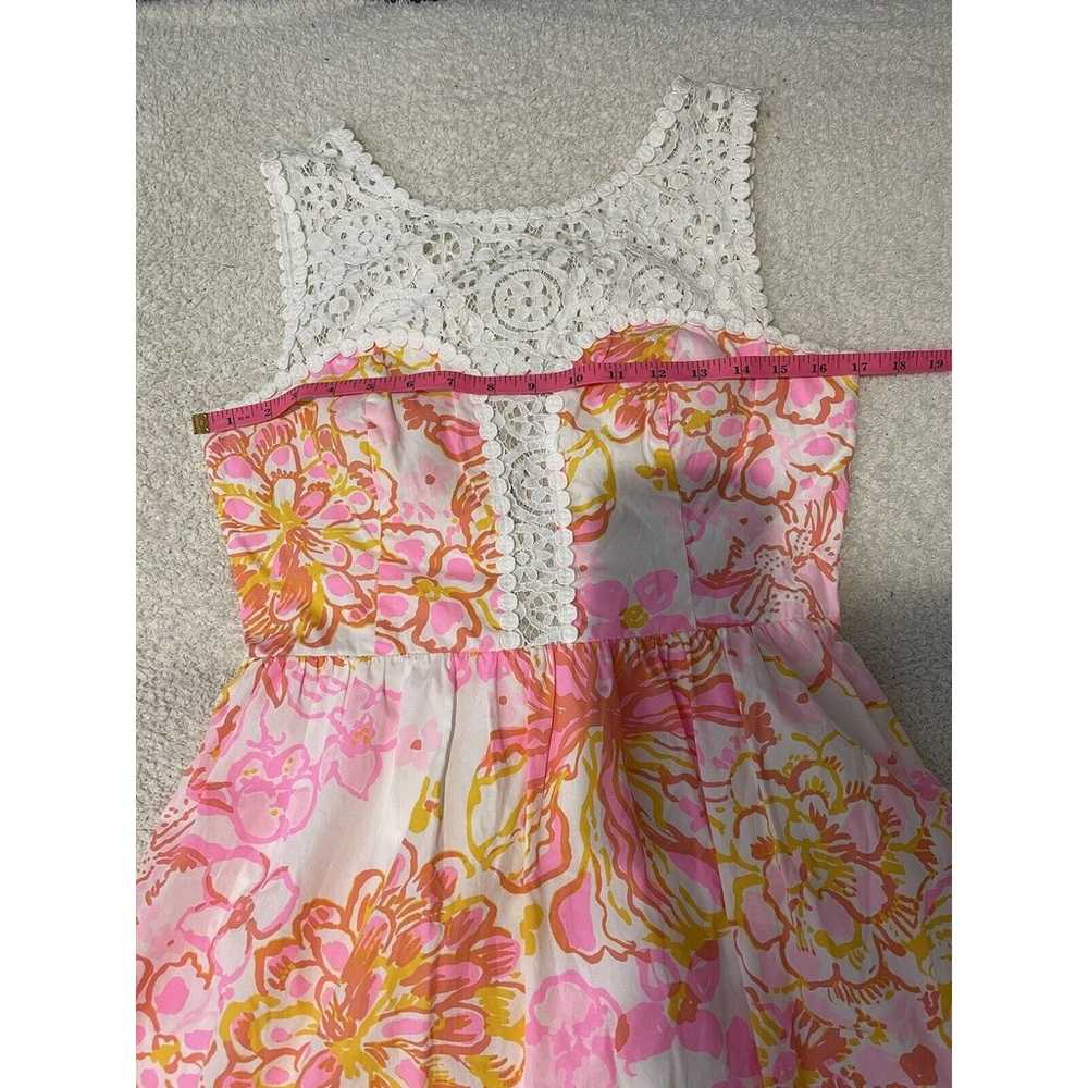 Lilly Pulitzer Womens Dress Reagan Pink Floral La… - image 12