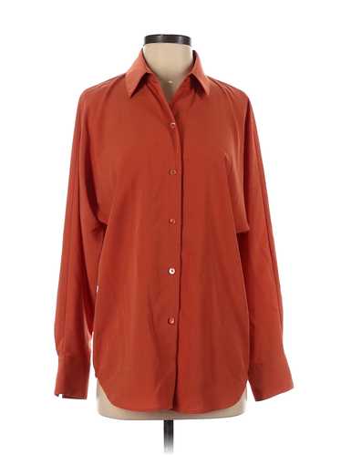 W by Worth Women Orange Long Sleeve Blouse P - image 1