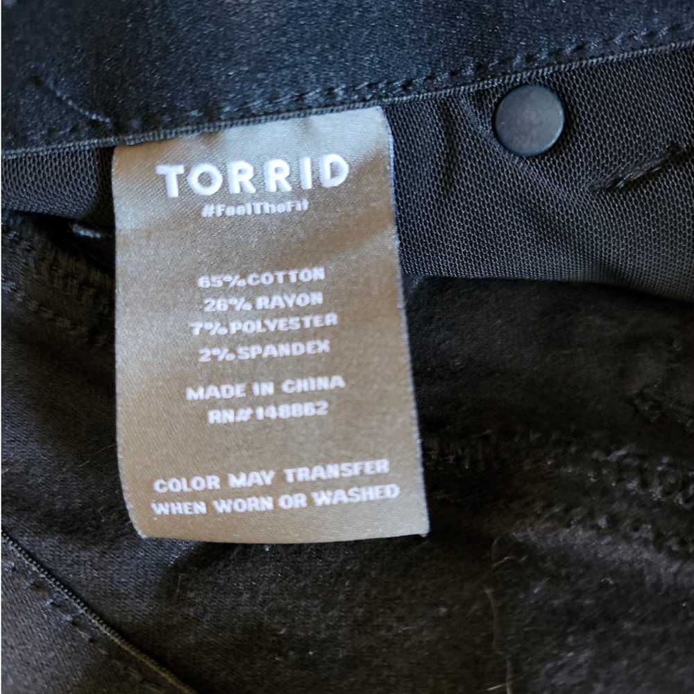 Torrid Bombshell Flare Jeans Plus Size 20 R High-… - image 5