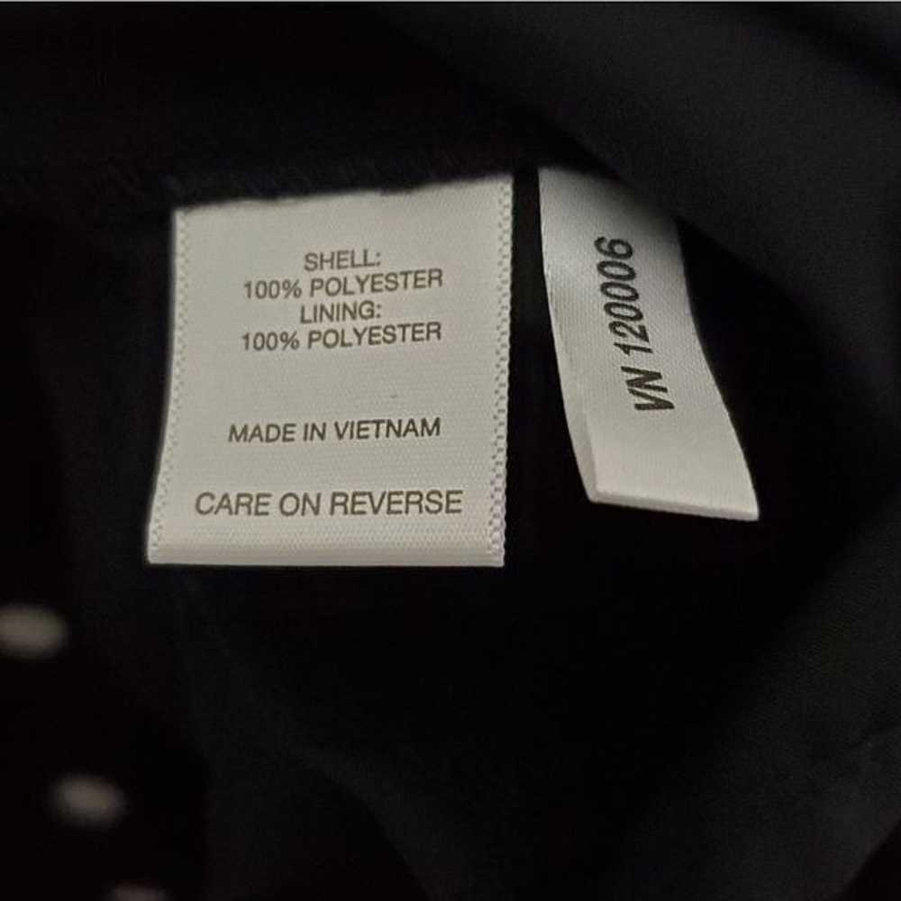 Eva Mendes Black Polka Dot Retro 50s Chiffon Maxi… - image 6
