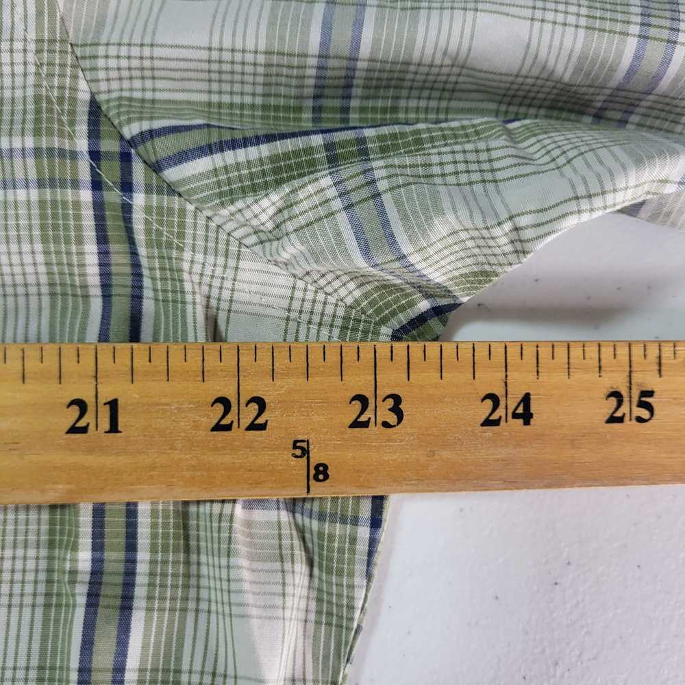 Wrangler Western Shirt Mens Large Plaid Pearl Sna… - image 8