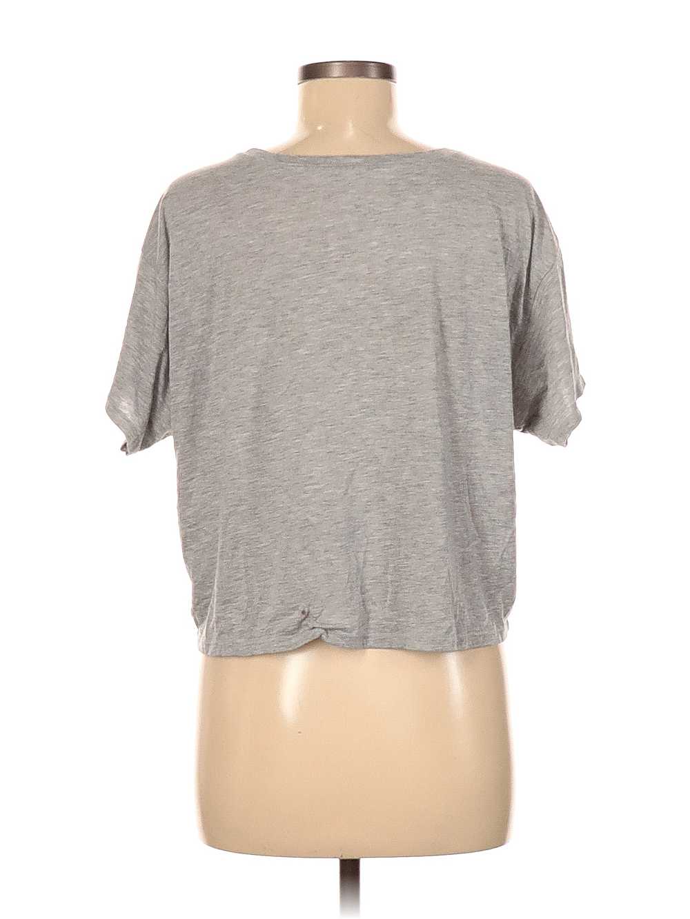 Bella + Canvas Women Gray Short Sleeve T-Shirt M - image 2