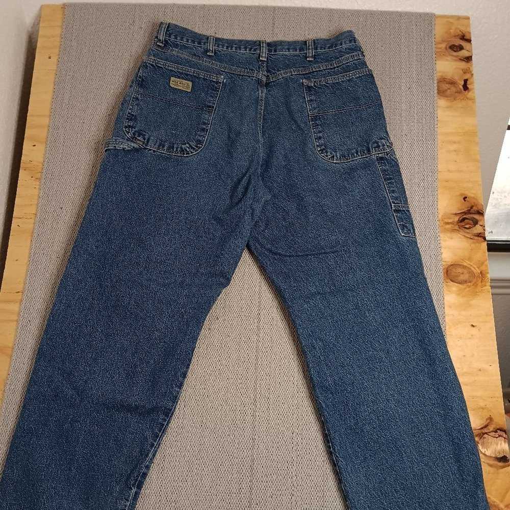Wrangler Jeans Co. Mens 34X30 Vintage Carpenter J… - image 2