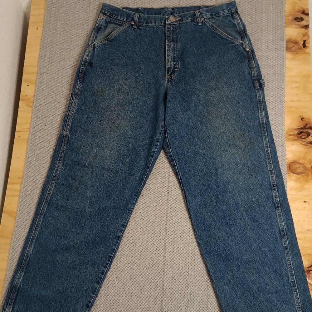 Wrangler Jeans Co. Mens 34X30 Vintage Carpenter J… - image 4