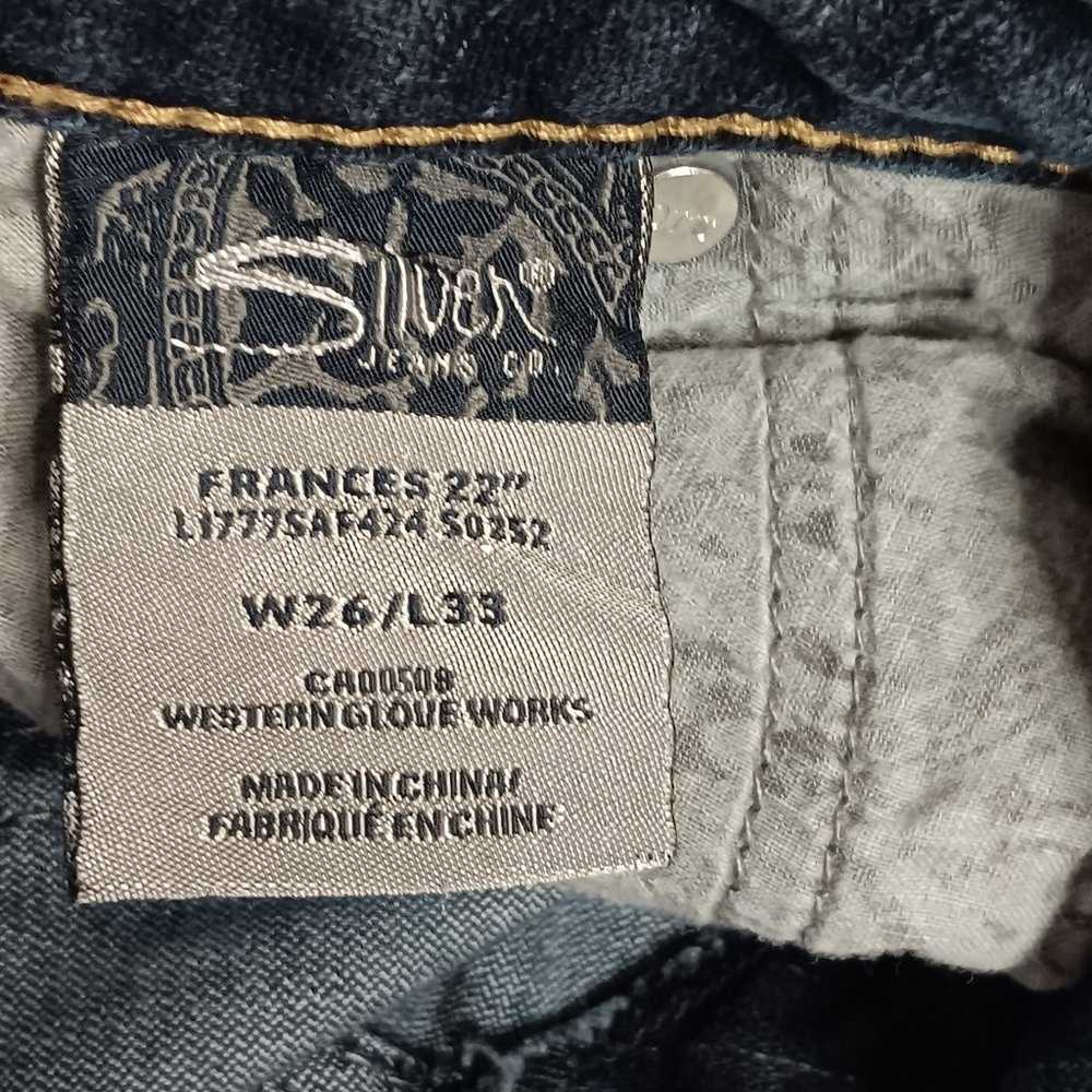 Silver Jeans Co. Frances 22" Flare Jeans 30X32 Em… - image 8
