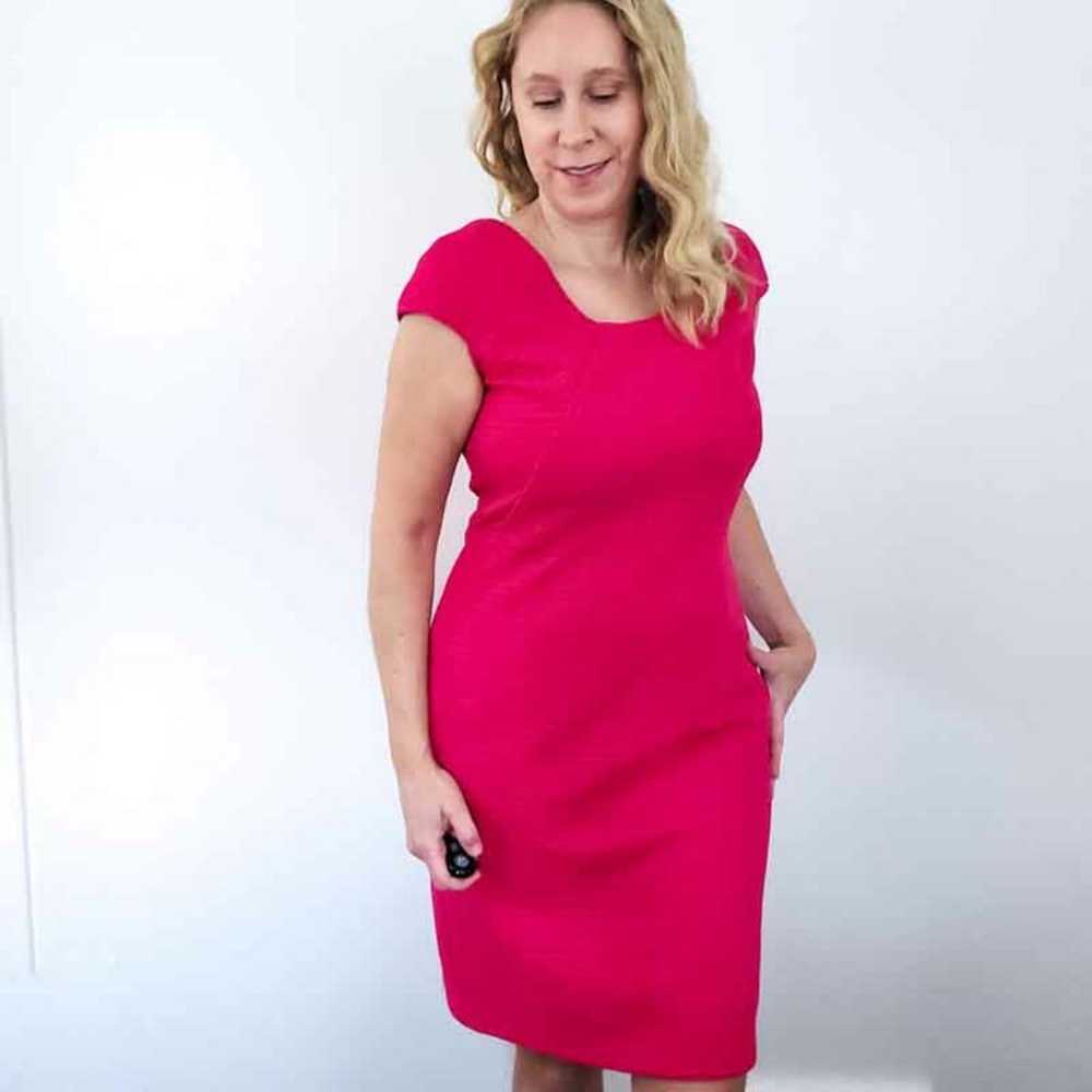 Julia Jordan Sheath Dress Sleeveless Hot Pink 8 C… - image 1