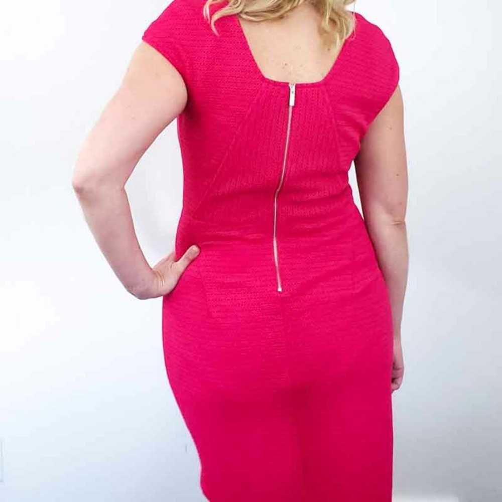 Julia Jordan Sheath Dress Sleeveless Hot Pink 8 C… - image 2