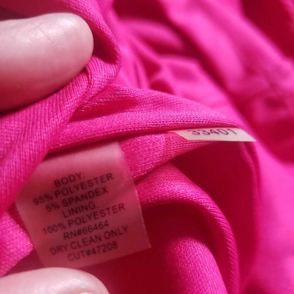 Julia Jordan Sheath Dress Sleeveless Hot Pink 8 C… - image 3