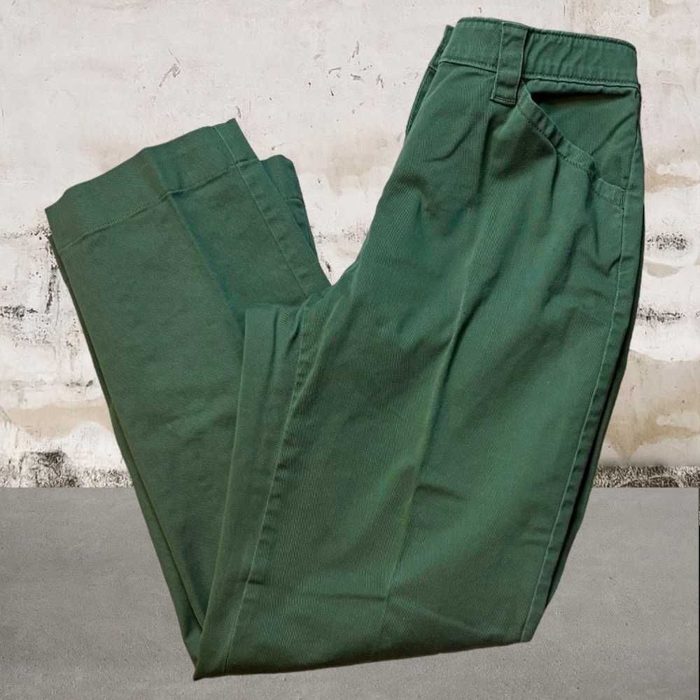 L.L. Bean Women's Green Classic Fit Pants - Size 6 - image 3