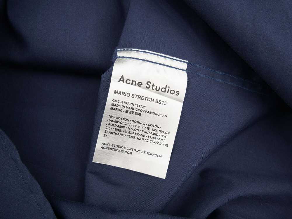 Acne Studios Acne Studios Mario Stretch SS15 shirt - image 6