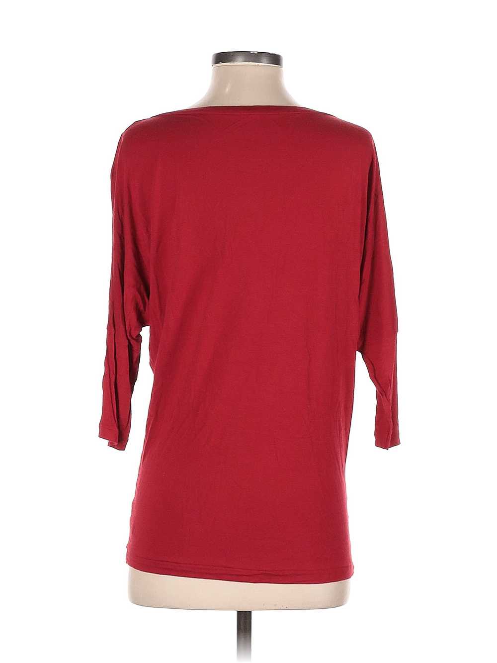 American Apparel Women Red Long Sleeve T-Shirt XS - image 2