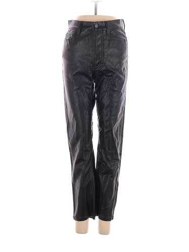 BDG Women Black Faux Leather Pants 27W