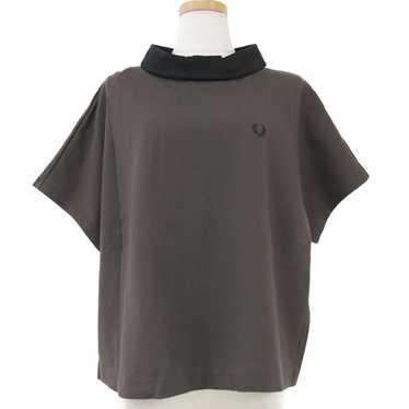 Fred Perry Cut And Sew T-Shirt Pullover Brown Bla… - image 1