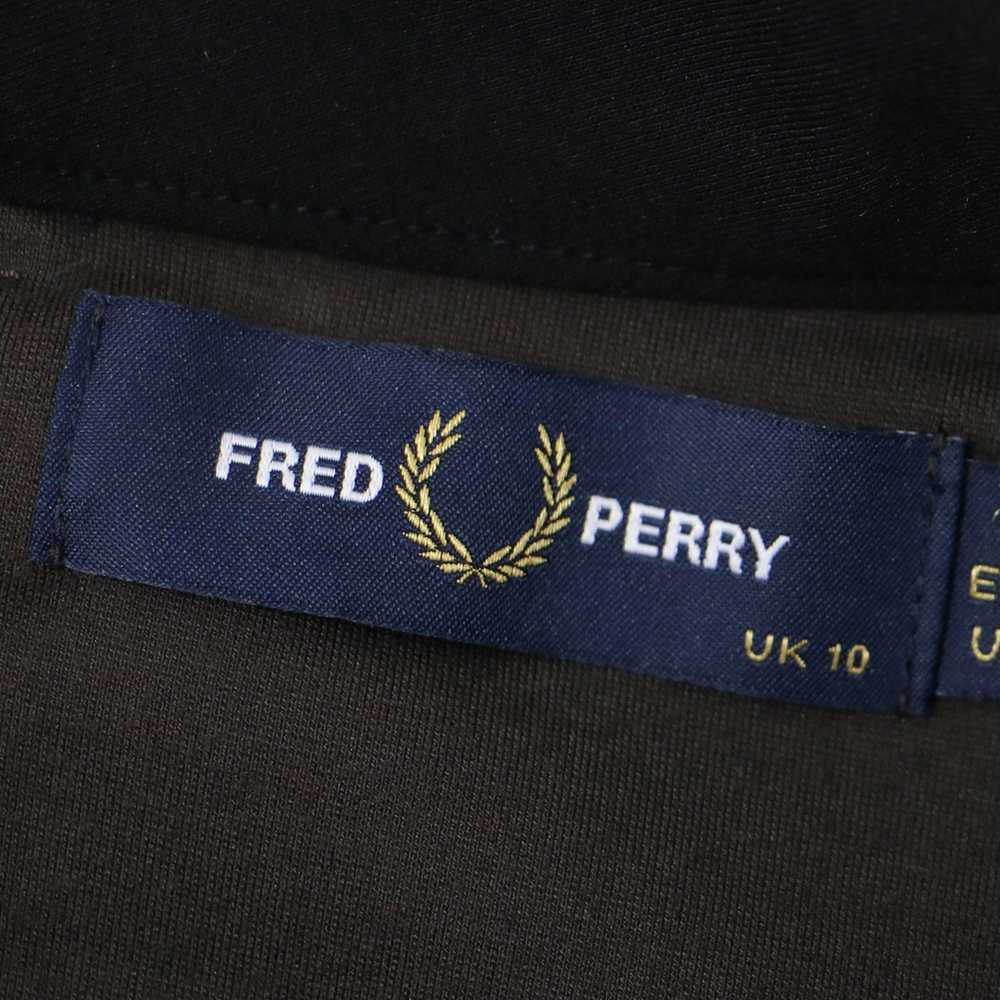 Fred Perry Cut And Sew T-Shirt Pullover Brown Bla… - image 3