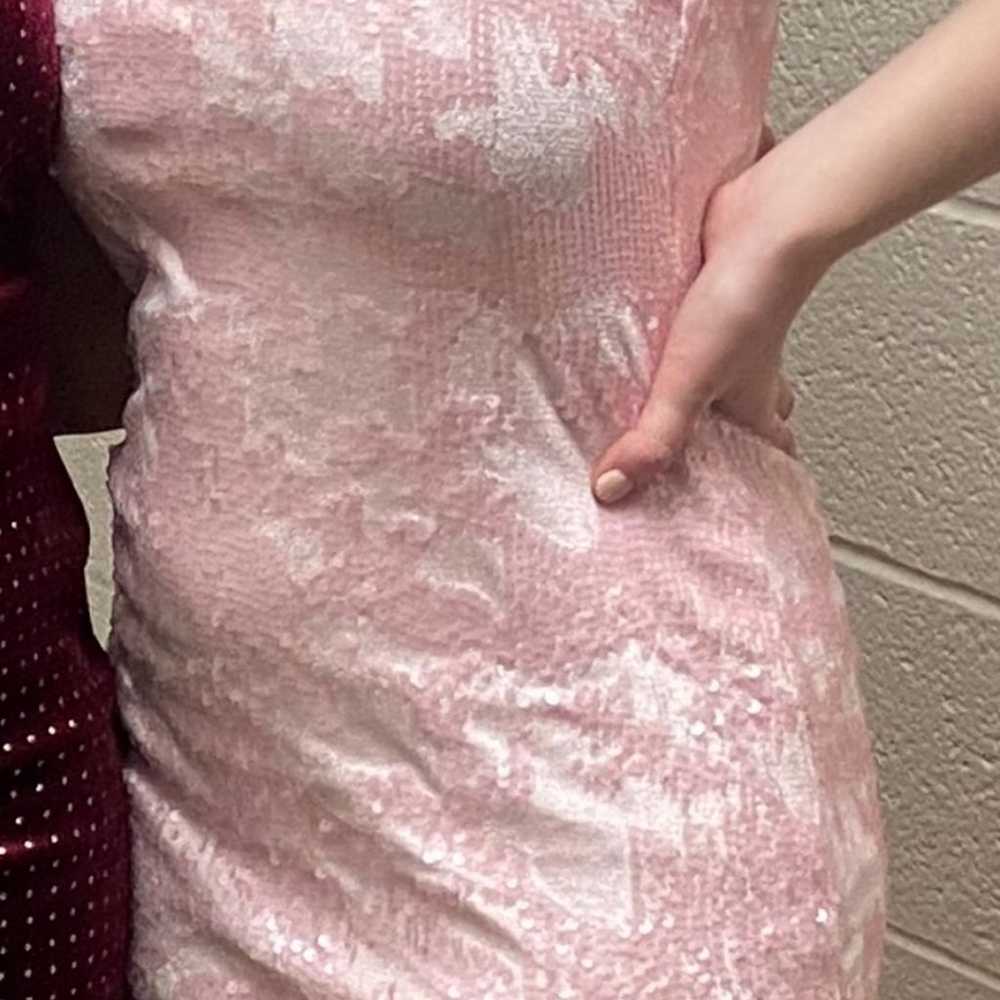 Lulu's pale pink sparkly dress - image 2