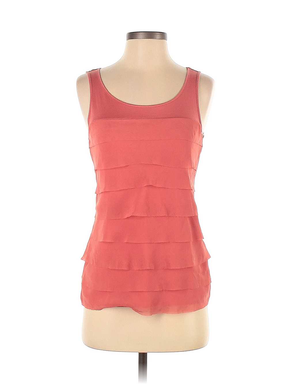 Ann Taylor LOFT Outlet Women Orange Sleeveless To… - image 1