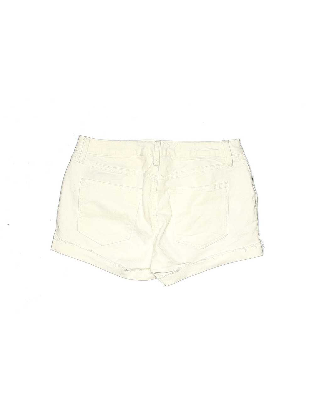 Gap Women Ivory Denim Shorts 27W - image 2