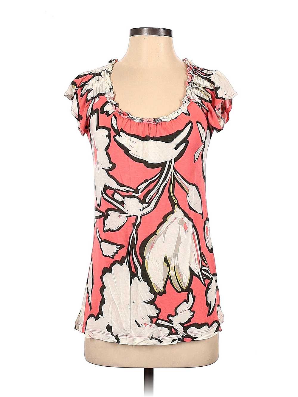 Daisy Fuentes Women Pink Short Sleeve Top XS - image 1