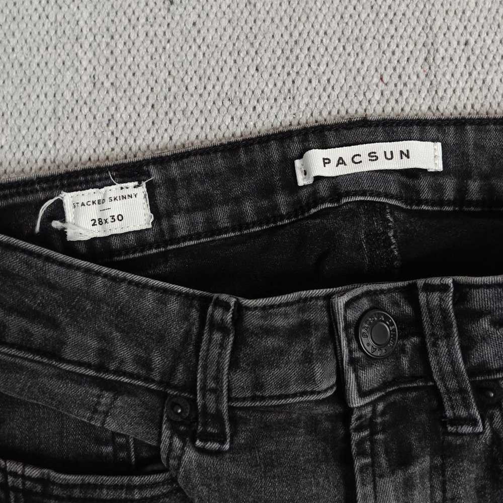 PacSun Los Angeles Jeans 28X30  Stacked Skinny Mo… - image 7