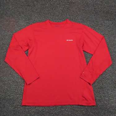 Vintage Columbia Shirt Adult Small Red Omni-Wick … - image 1