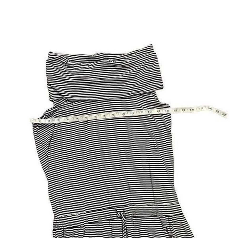 Dolan Left Coast Dress Black White Stripe Knit Co… - image 10