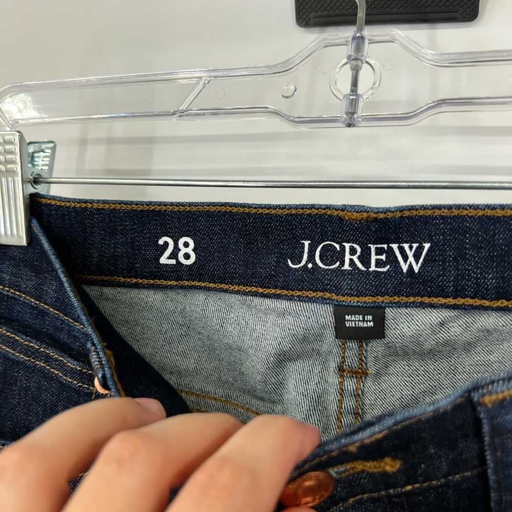 J. Crew Size 28 9” Mid-Rise Vintage Slim-Straight… - image 4