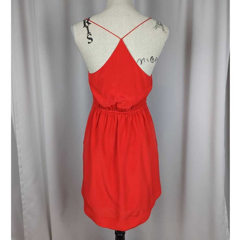 Madewell Silk Starview Cami Mini Dress Red Size 0 - image 2