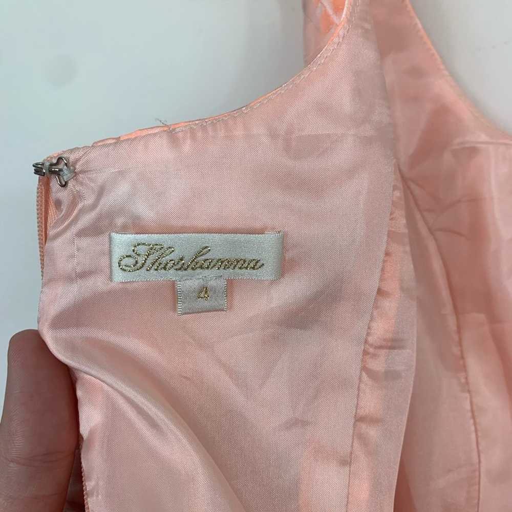 Shoshanna Pleated Sleeveless Peach Pink Mini Dres… - image 2