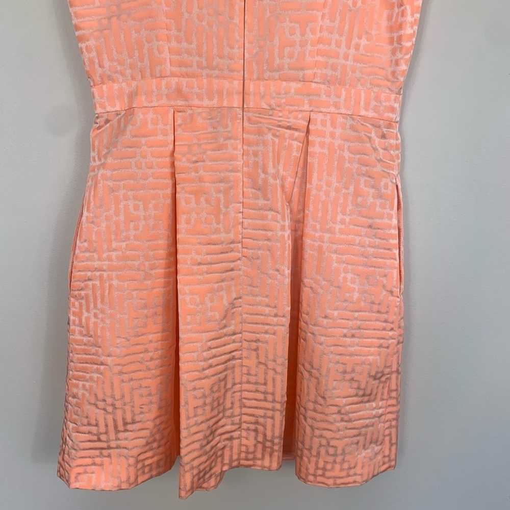Shoshanna Pleated Sleeveless Peach Pink Mini Dres… - image 9