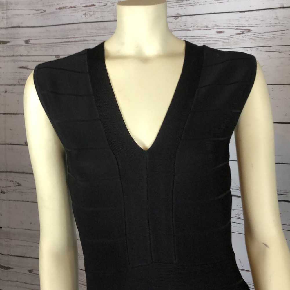 VENUS Bandage Fringe sleeveless black Dress size 4 - image 6