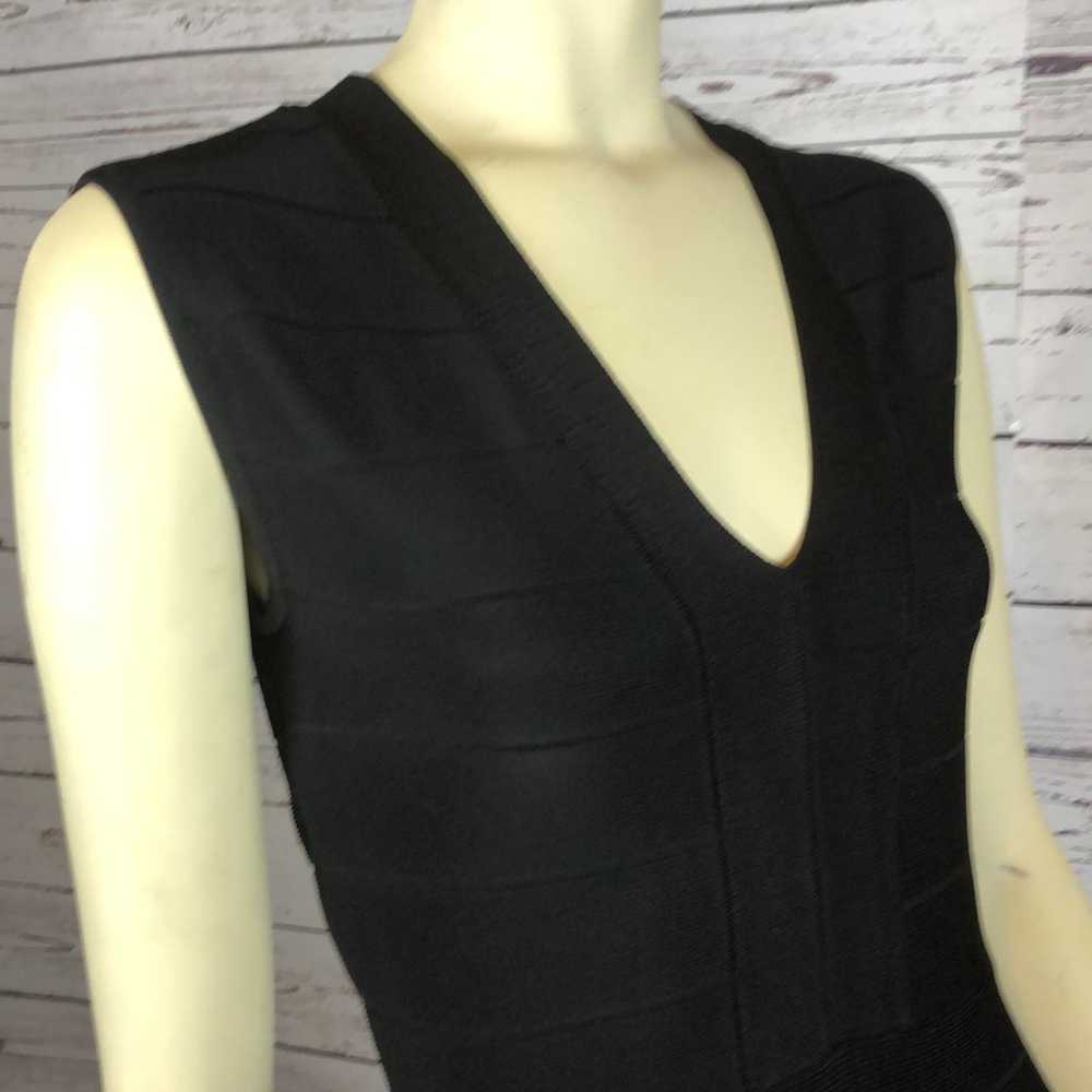 VENUS Bandage Fringe sleeveless black Dress size 4 - image 8
