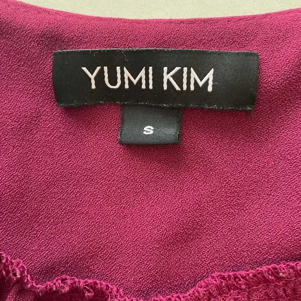 Yumi Kim Maxi True Wrap Dress Swept Away Burgundy… - image 7