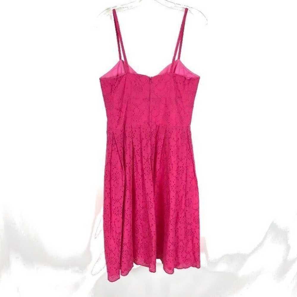 Womens Size 8 Lily Pulitzer Pink Floral Eyelet Sl… - image 4