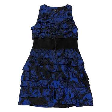Robert Rodriguez Silk Tiered Sleeveless Dress - B… - image 1