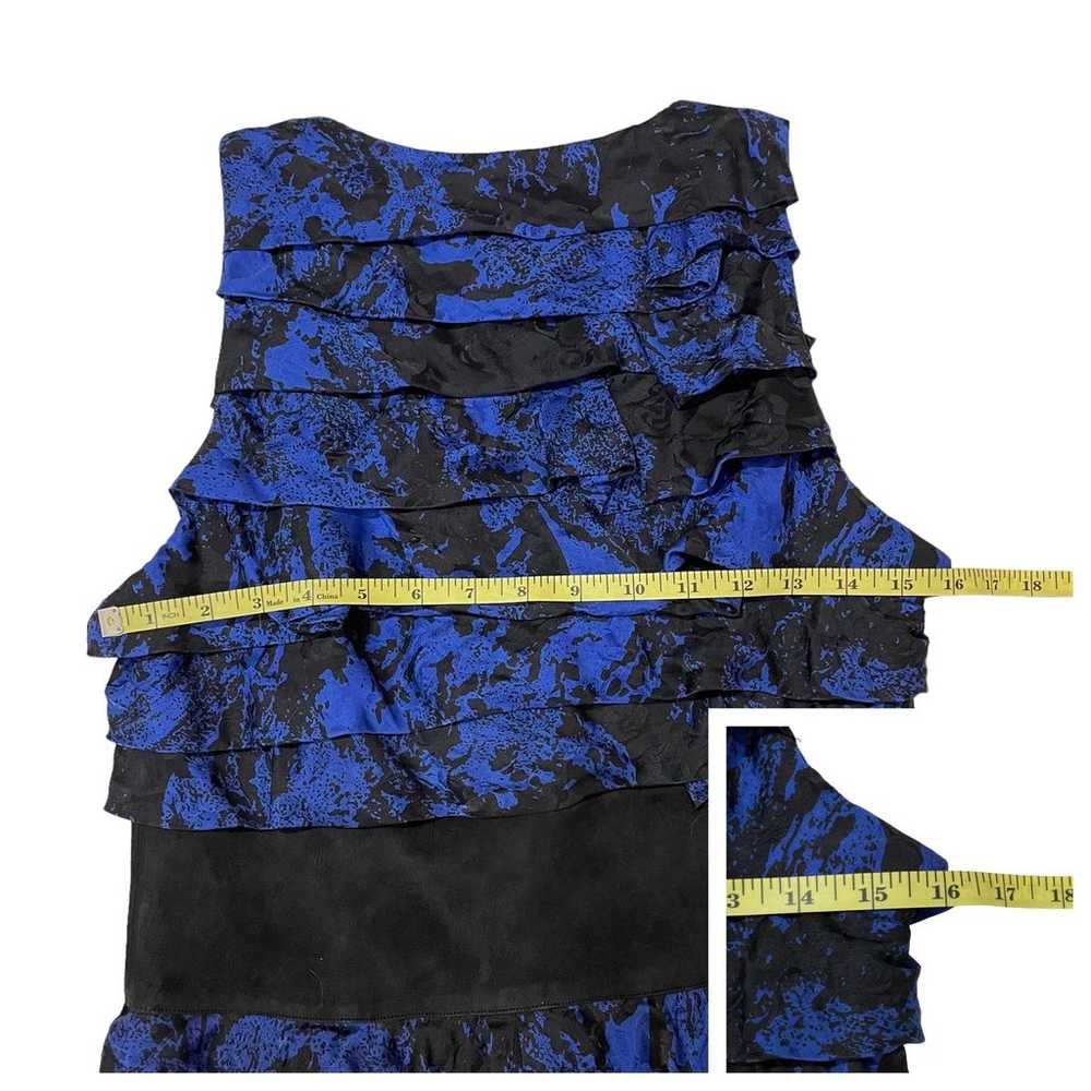 Robert Rodriguez Silk Tiered Sleeveless Dress - B… - image 2