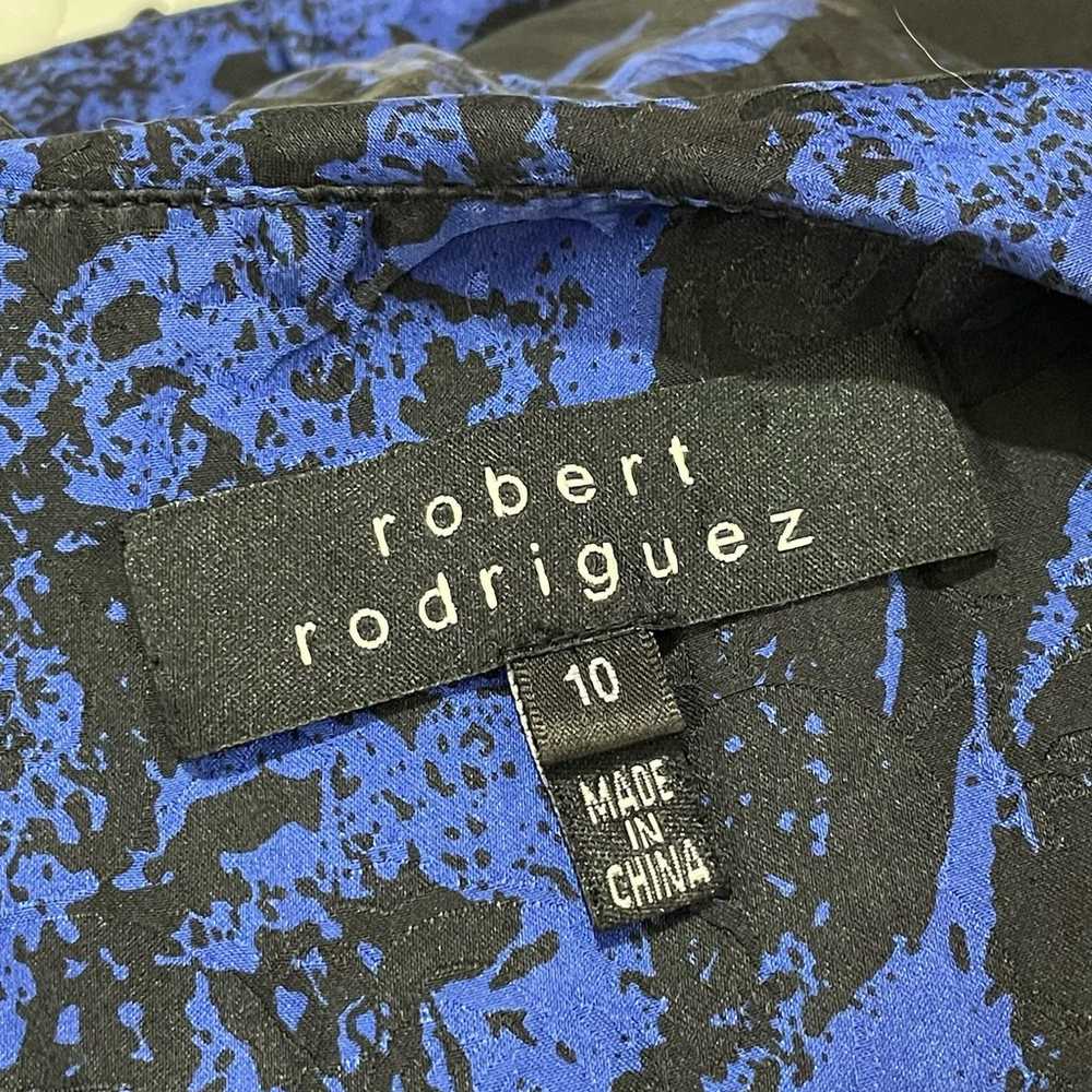 Robert Rodriguez Silk Tiered Sleeveless Dress - B… - image 7