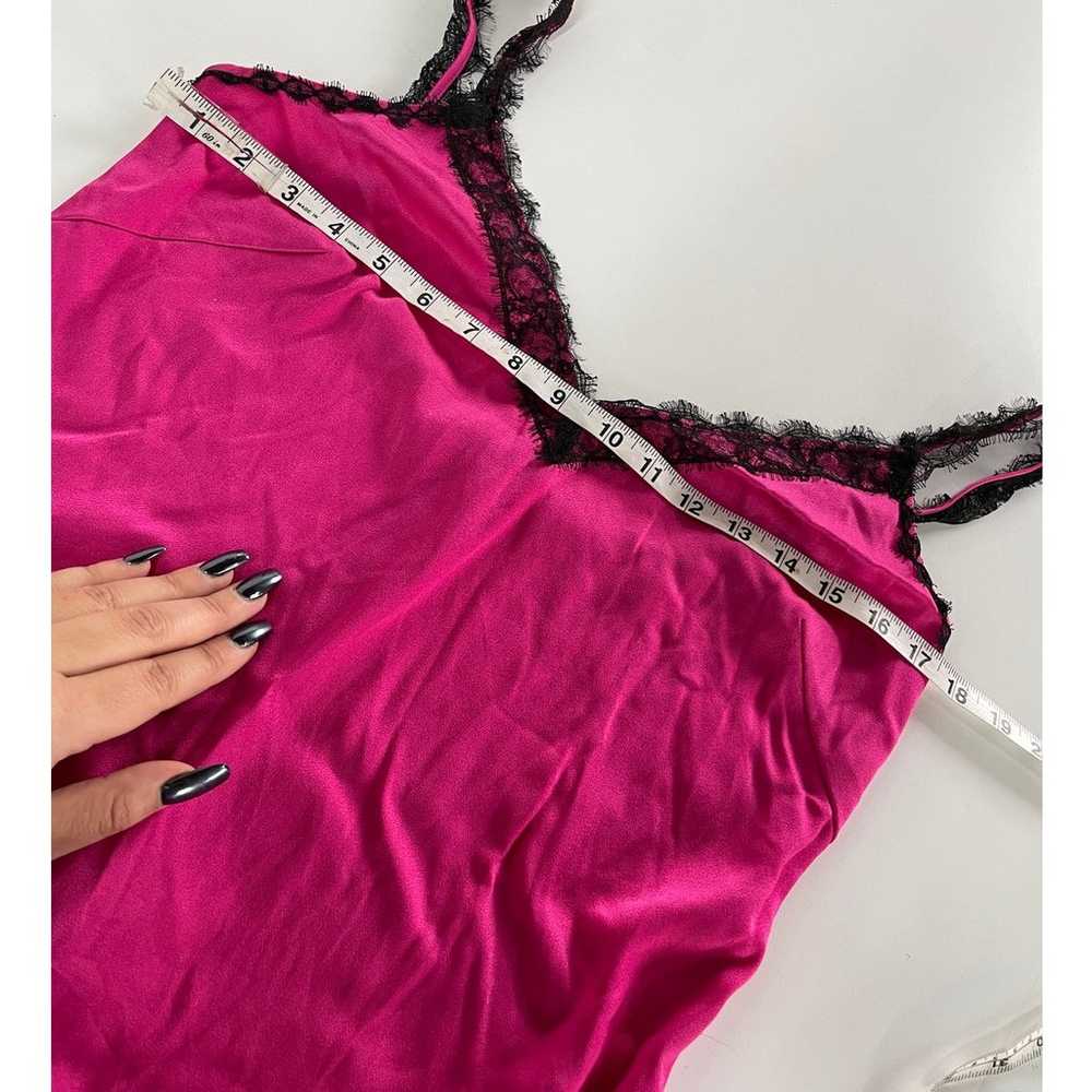 Jason Wu Dress Women's 8 Pink Black Lace Trim Cre… - image 6