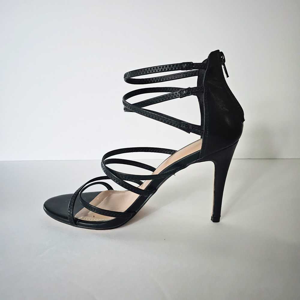 BCBGeneration Black Strappy Stiletto Heels Sandal… - image 3