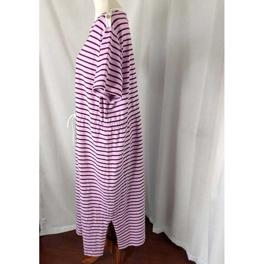 DRAPER JAMES Dress 1X Tie Waist Midi T-Shirt Dres… - image 7