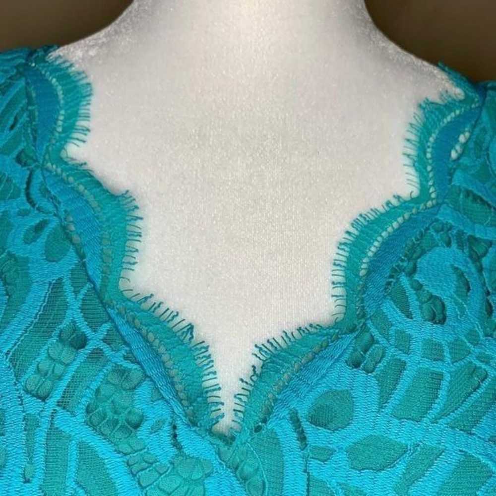 Lilly Pulitzer Helene Lagoon Green Lace Dress Wom… - image 5