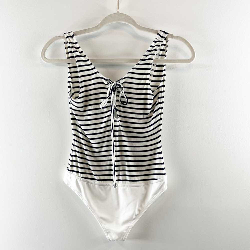 Lovers + Friends Allie Tank Top Striped Lace Up B… - image 4