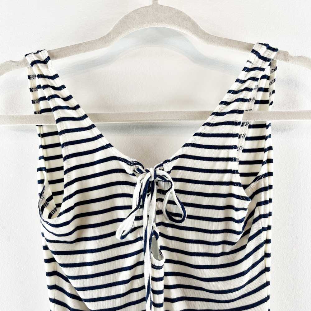 Lovers + Friends Allie Tank Top Striped Lace Up B… - image 6