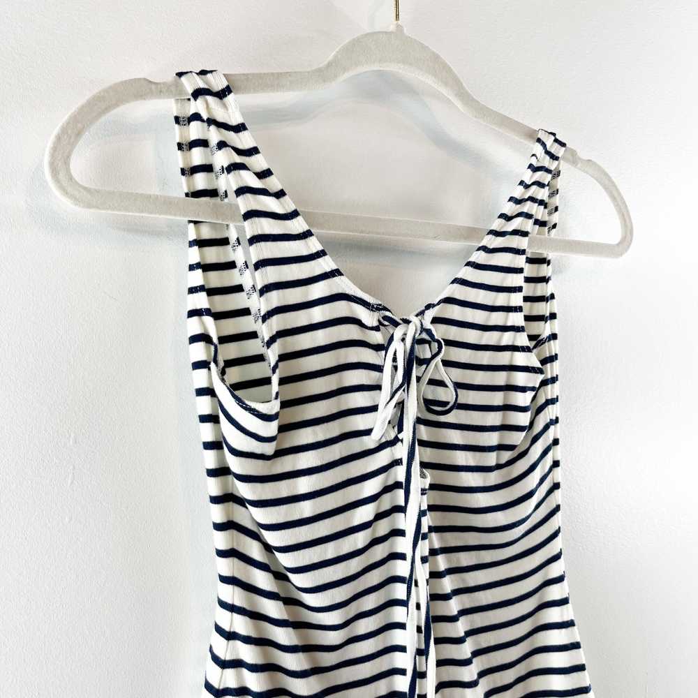 Lovers + Friends Allie Tank Top Striped Lace Up B… - image 8