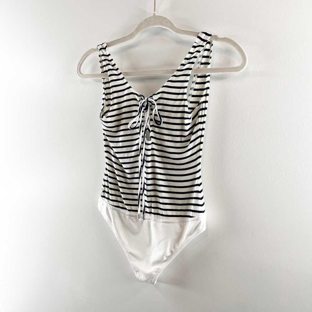 Lovers + Friends Allie Tank Top Striped Lace Up B… - image 9