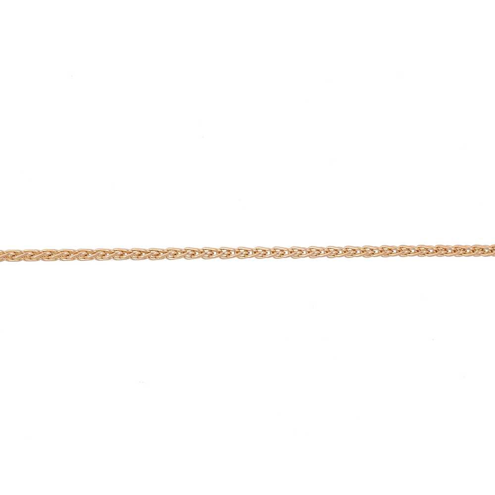 Spiga Wheat Chain Necklace 14K Yellow Gold Unisex… - image 6