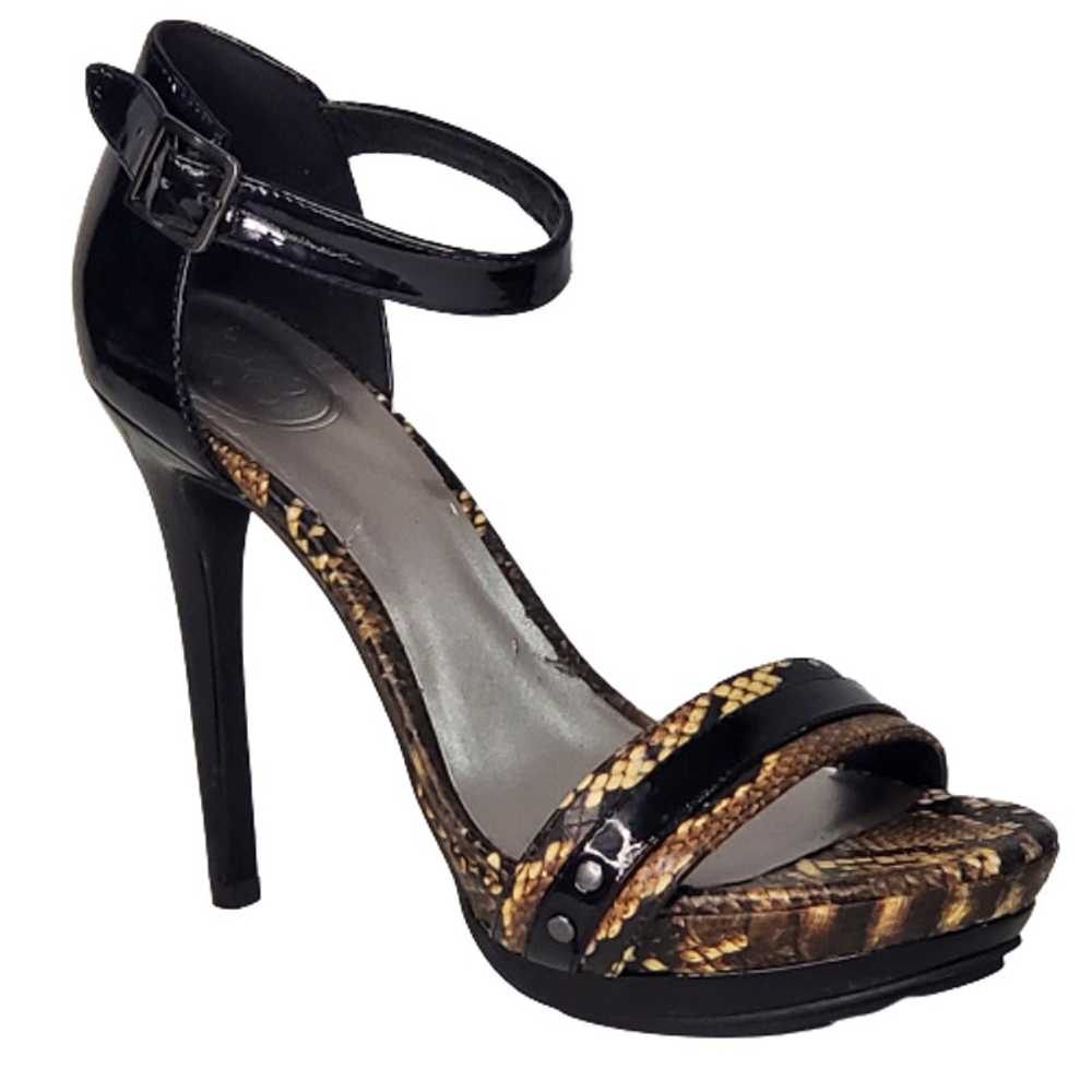 Jessica Simpson Kassia Ankle Strap Snake Print St… - image 1