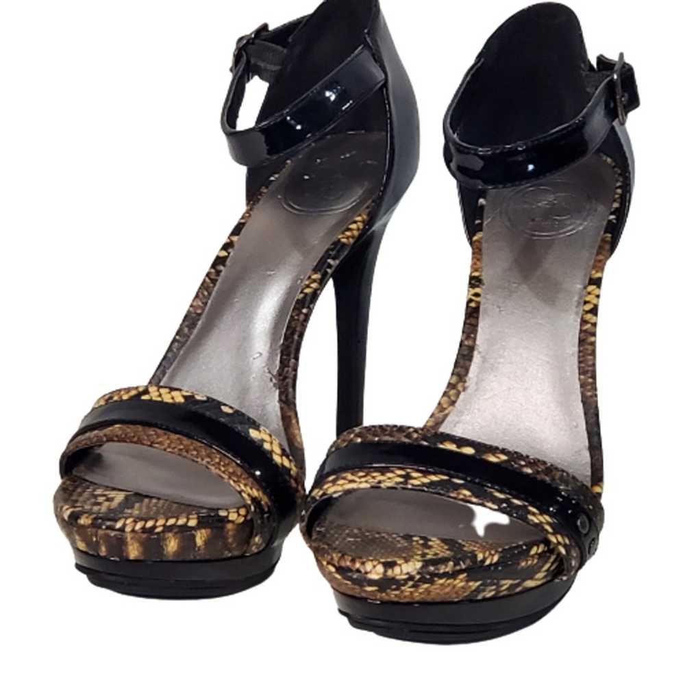 Jessica Simpson Kassia Ankle Strap Snake Print St… - image 3