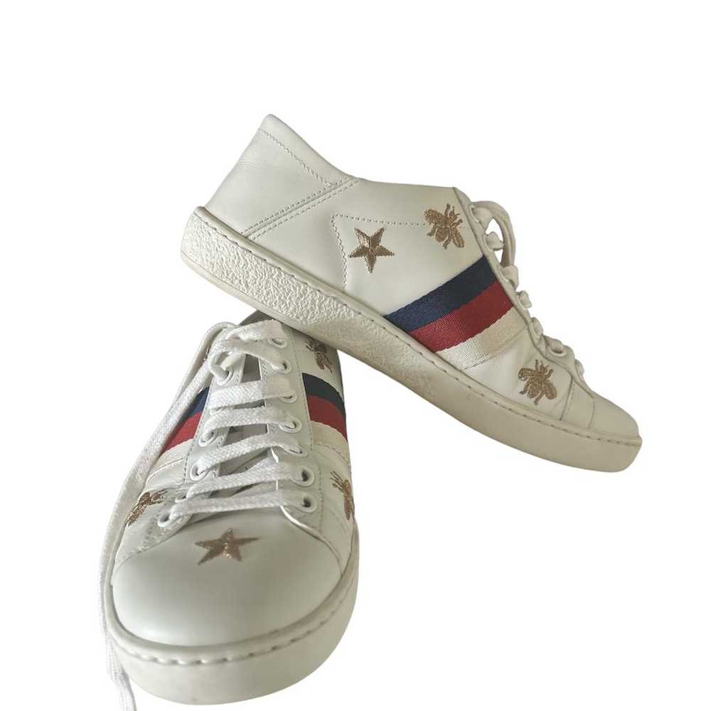 Gucci Ace leather trainers - image 2