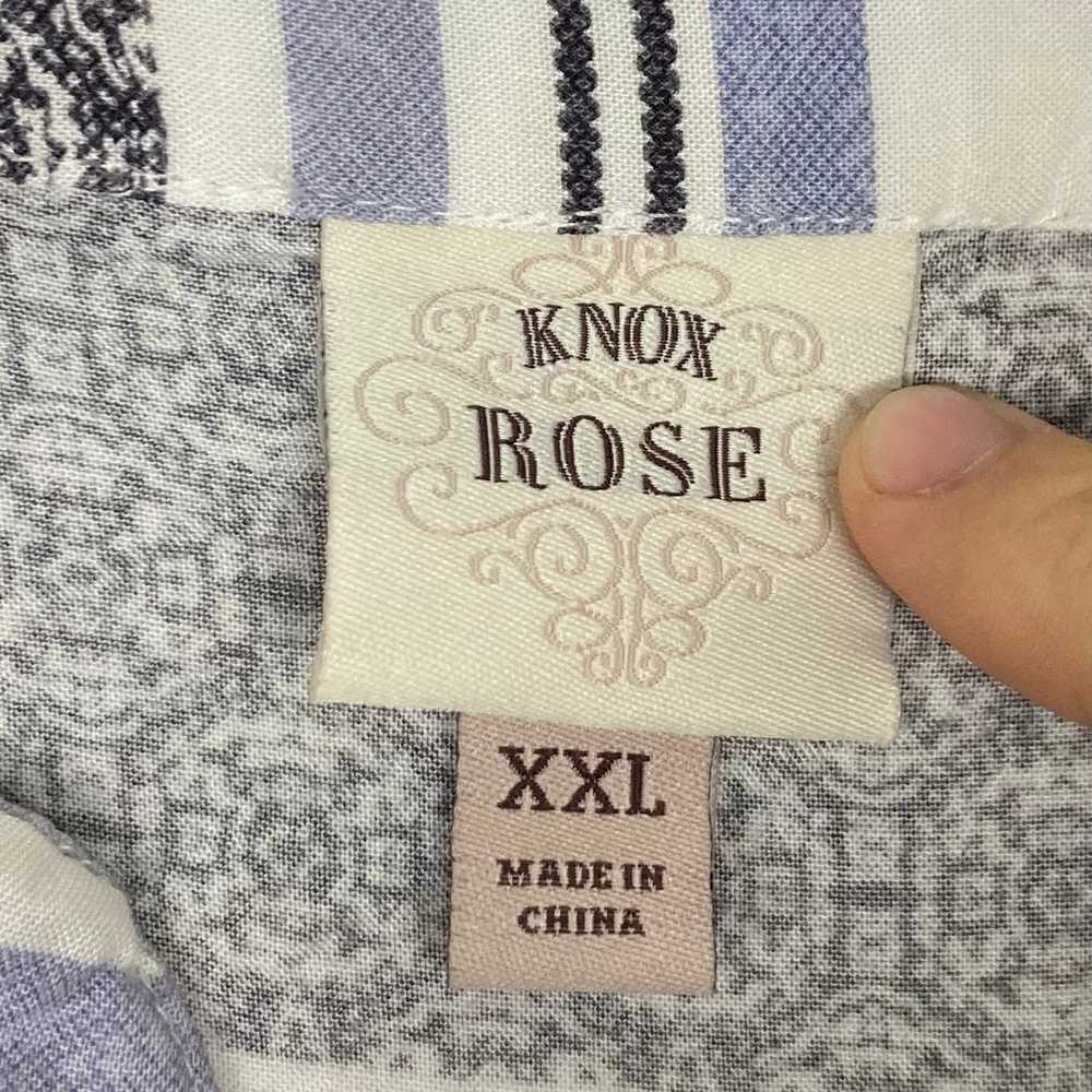 KNOX ROSE Tunic XXL NWOT High Low Embroiderey Tas… - image 2