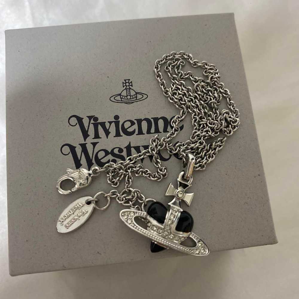 [Japan Used Necklace] Vivienne Westwood Diamante … - image 2
